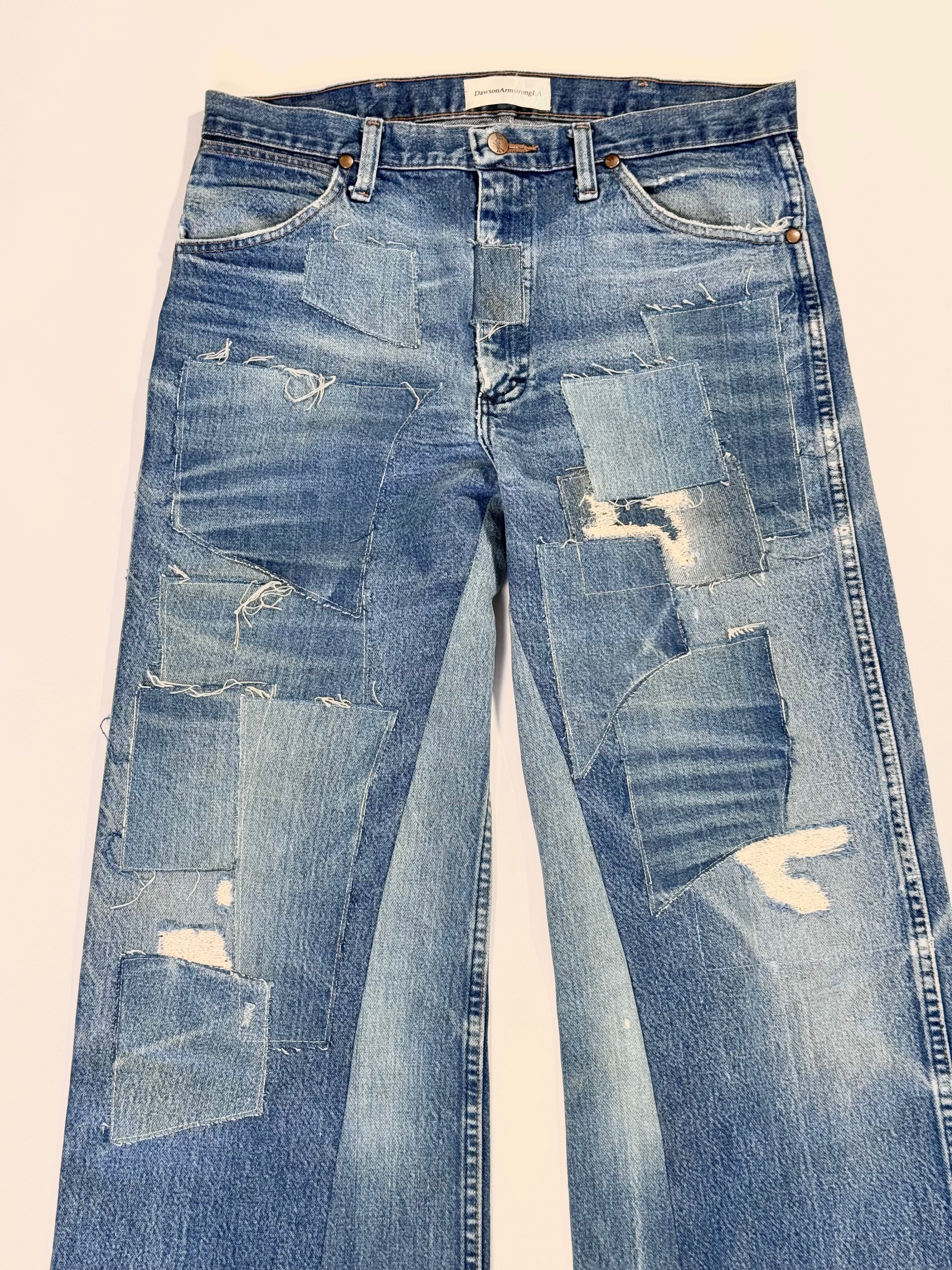 Repaired Patchwork Jeans (34x33)